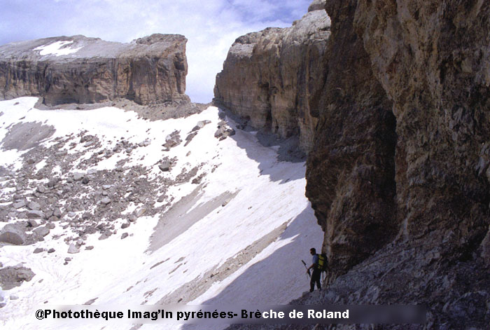 Brche de Roland depuis le pas des Isards