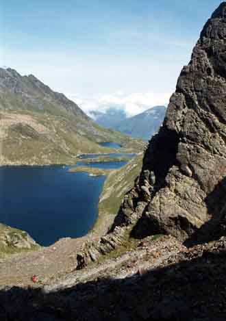 Lacs de Boums depuis Vnasque