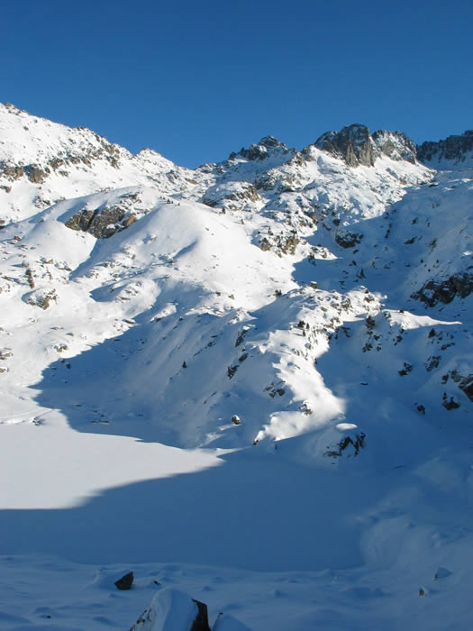 Lac de la Glre en hiver