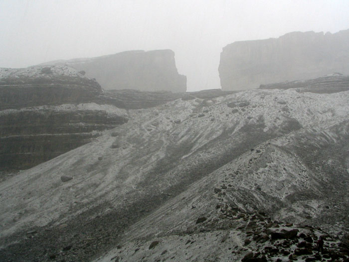 Brche de Roland dans le brouillard