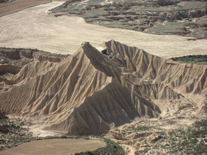 Dsert des Bardenas et ses paysages particuliers