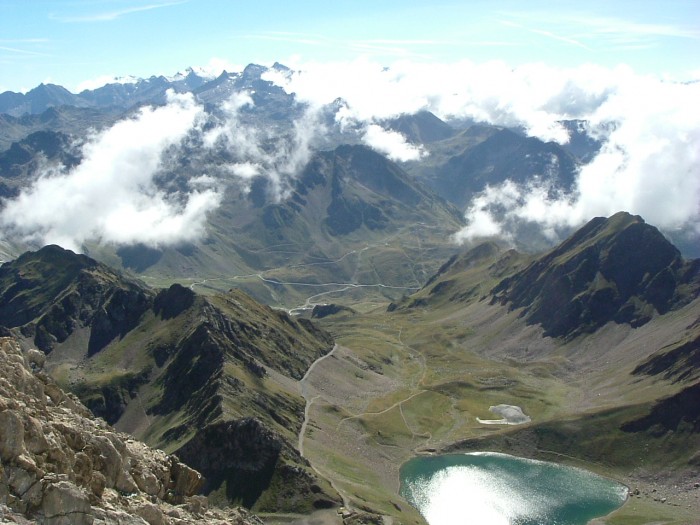 Lac d'Oncet depuis le pic du Midi de Bigorre
