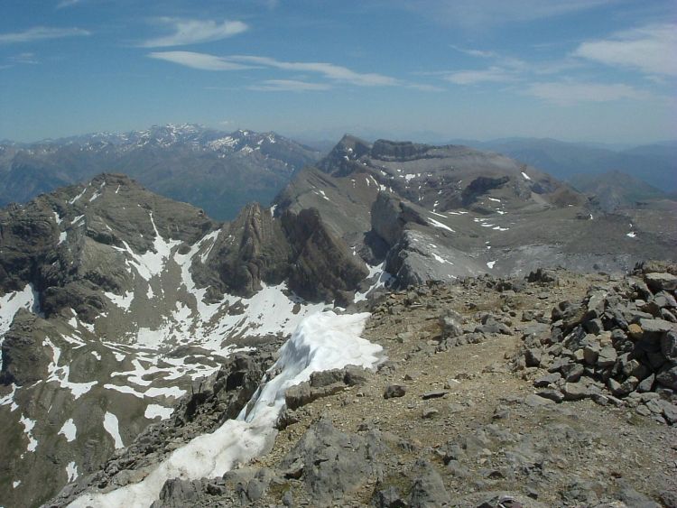 Du sommet de la Pena Collarada