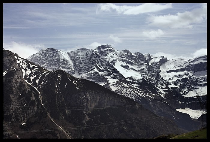 Cirque de Gavarnie depuis le plateau de Saugu