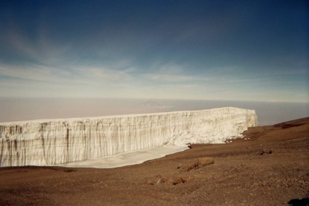 glaciers du sommet