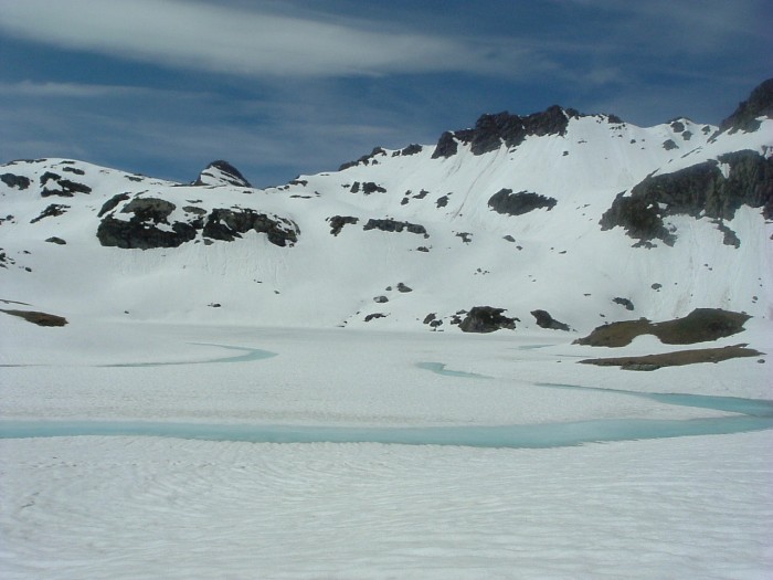 Lacs d'Ayous sous la neige