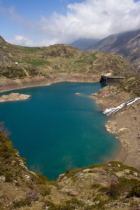 Lac des Gloriettes depuis un promontoire