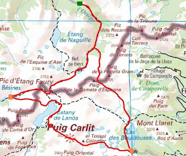 Itinraire sur 3J depuis Orlu