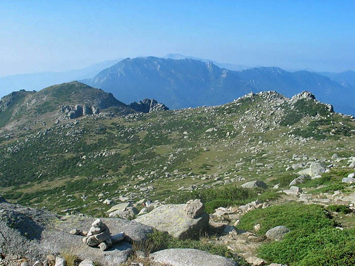 En route pour la crète de Muratellu En route pour la crète de Muratellu