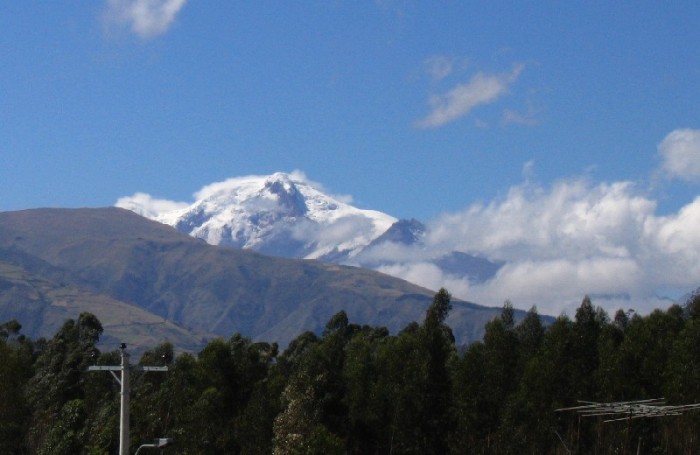 Volcan Cayambe depuis la Esperanza