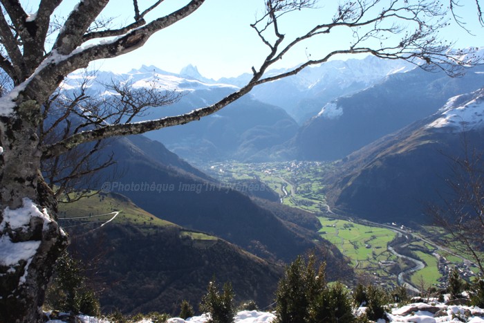 Valle d'Ossau depuis pne de Bon