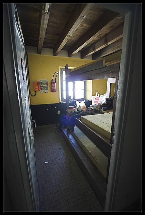 Partie hiver du refuge des Espuguettes Partie hiver du refuge des Espuguettes