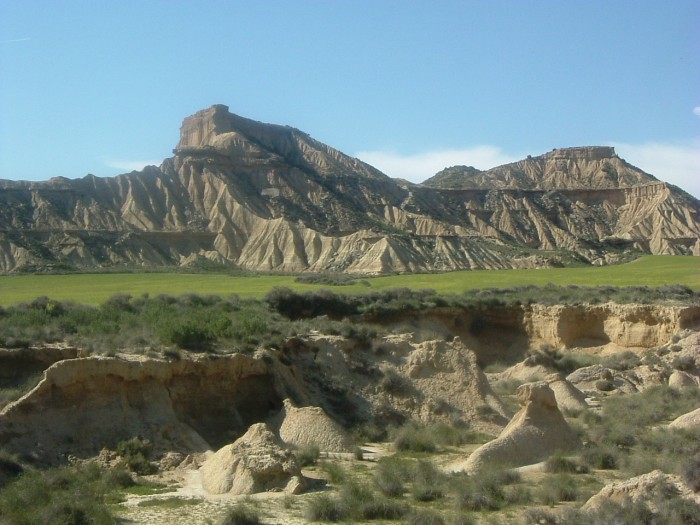 Bardenas Reales vers la Piskerra