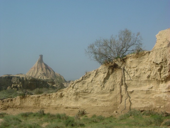 Bardenas Reales : vue sur le Castildetierra