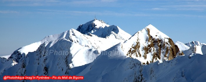 Pic du Midi de Bigorre depuis le pic de Lviste