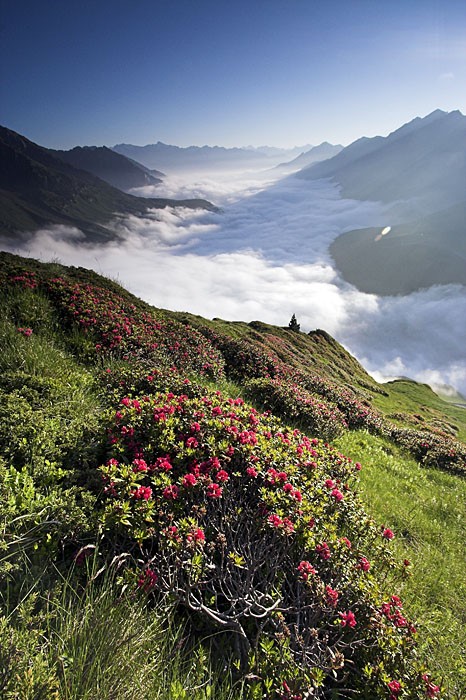 Valle de Barges dans les nuages