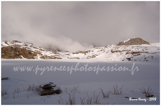 Lac d'Estans en fvrier