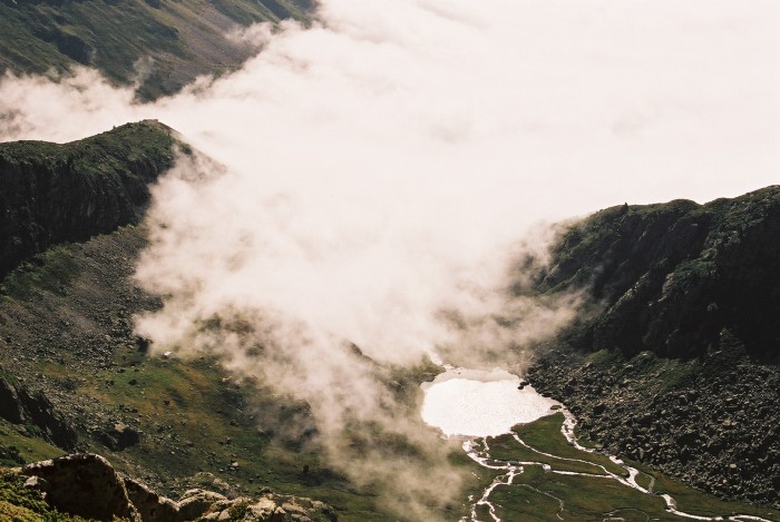 Le lac de Cestrde depuis le pic du lac noir