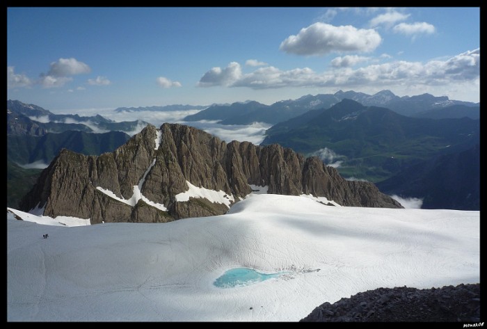 Vue depuis la brche de Roland