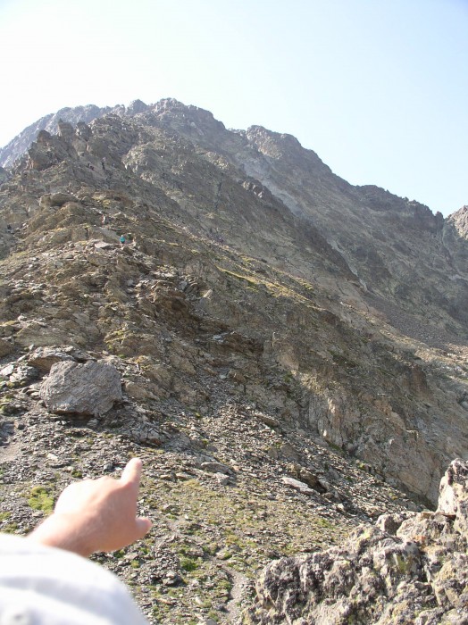 Depuis le col de La Fache