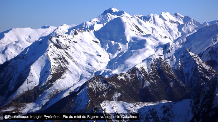 Pic du Midi de Bigorre depuis le Cabaliros