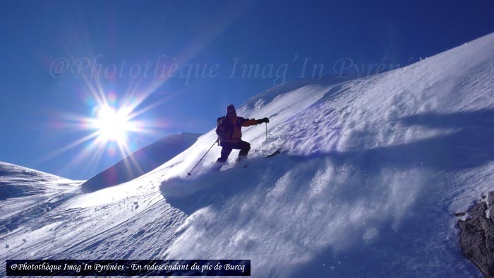 Descente du pic de Burcq
