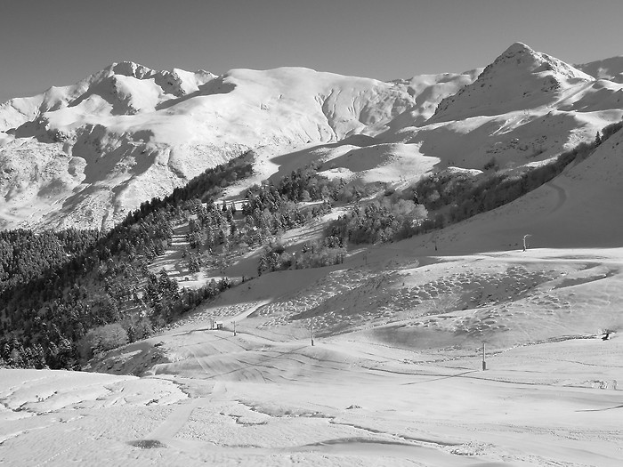 Hautacam station de ski dans les Pyrnes