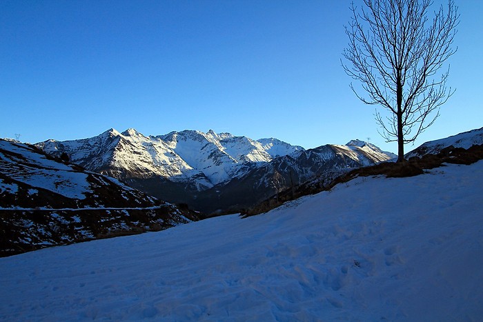 Randonne en raquettes  neige au Pourteillou - 1