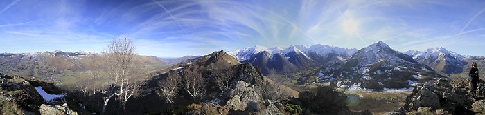 Panoramique au Pic de Pan