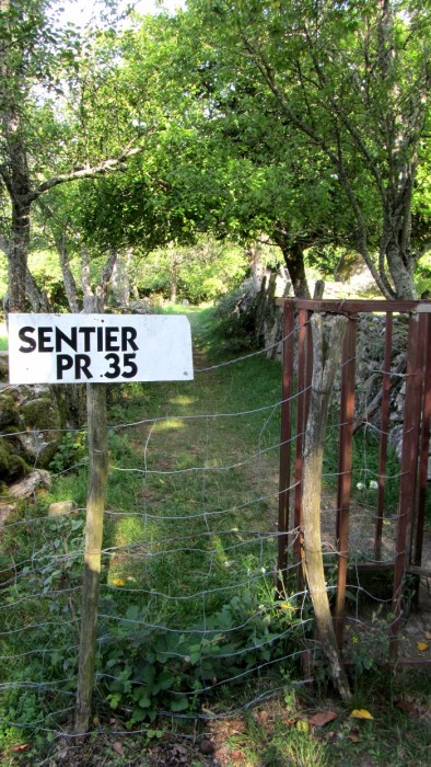 PR 35, direction la Cascade du Saut du Chien