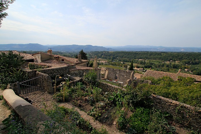 Depuis le haut du village de Mirmande