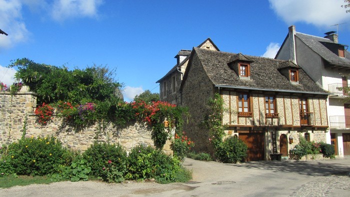 Village de Sainte Eulalie d'Olt en Aveyron