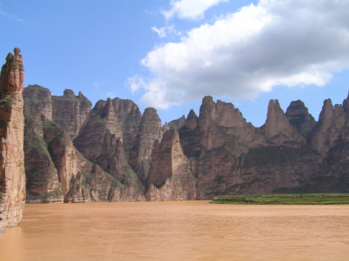 Fleuve Jaune en Chine