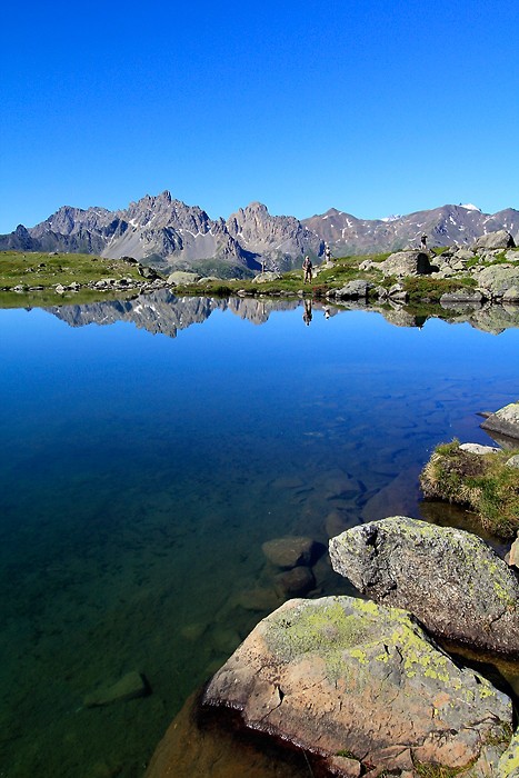 Lac Laramon dans les Alpes