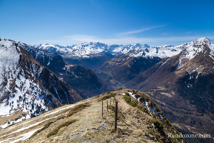 Sommets de Gavarnie depuis le pic de Bergons