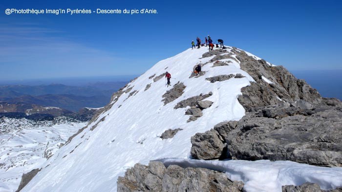 Descente du pic d'Anie