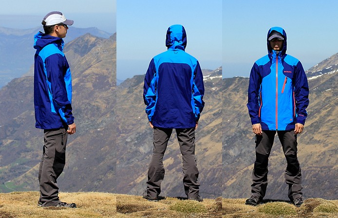 Test de la veste Columbia Shell The Compounder dans les Pyrnes