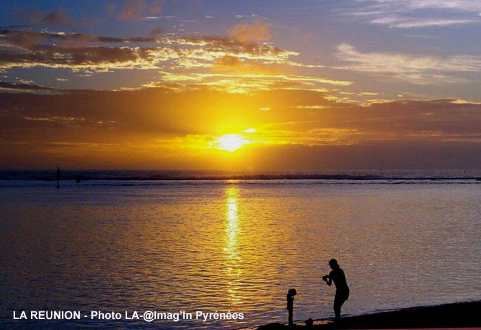 LA REUNION - Coucher de soleil