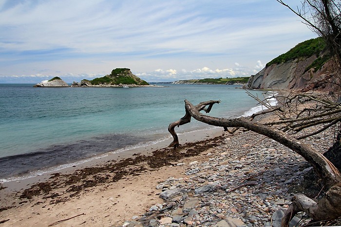 Randonne dans le Pays Basque sur le domaine d'Abbadia
