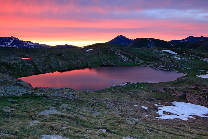 Lac Noir au coucher du soleil