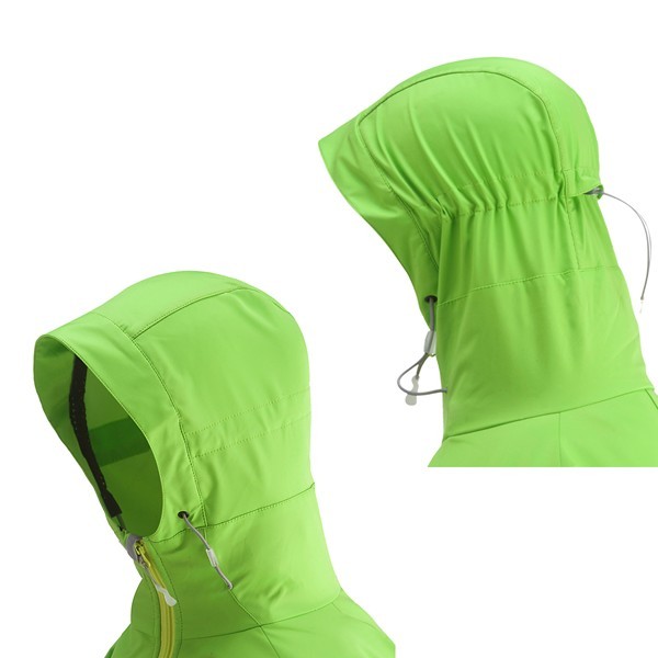 Veste Softshell Jack Wolfskin Impulse Jacket Femme d�tail de la capuche