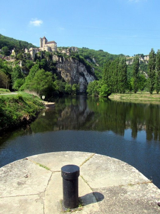 Dans le Lot : Saint Cirq Lapopie