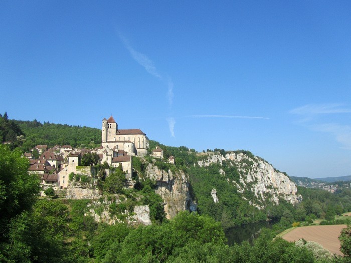 Saint Cirq Lapopie dans le Lot