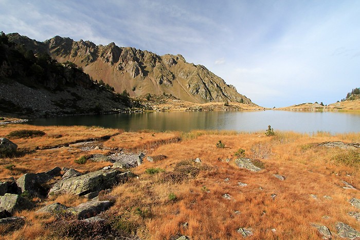 Au bord du lac de Caderolle