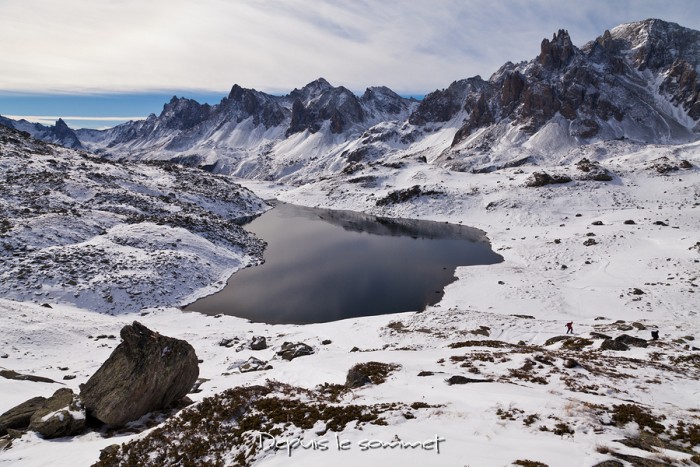 Lac Long et la neige