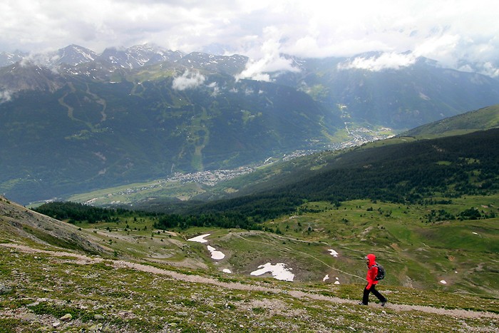 Nous marchons sur les crtes de Peyrolle