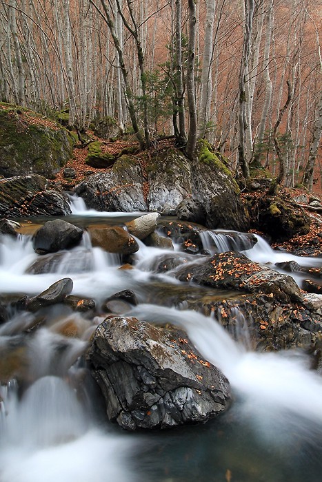 Cascades dans les Pyrnes (fort du Bu)