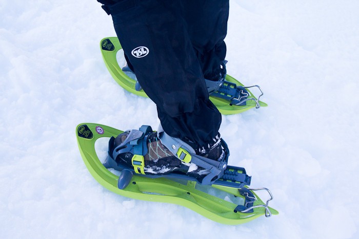 Test des raquettes  neige TSL 305 Progress