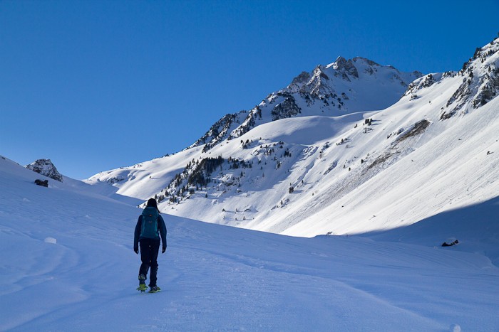 Randonne en raquettes  neige