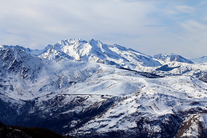 Vue depuis la station de Hautacam